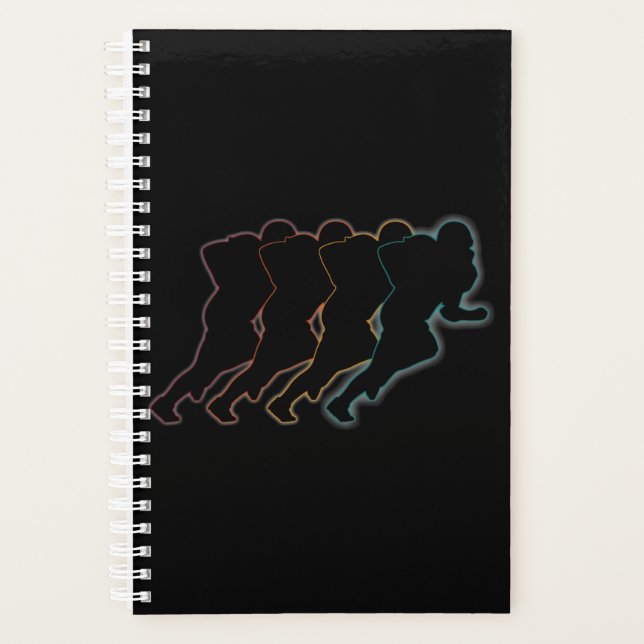 Agenda Arte Retro de Futebol Americano (Frente)