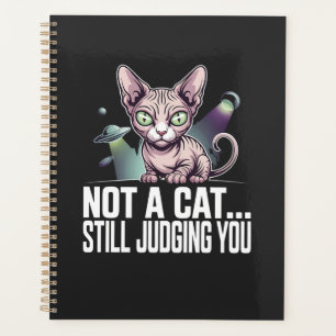 Agenda Arte Sarcástica de Gato Sphynx OVNI Alien