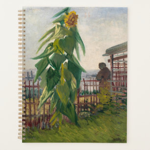 Agenda Arte Vintage Estético Van Gogh Jardim de Girassóis