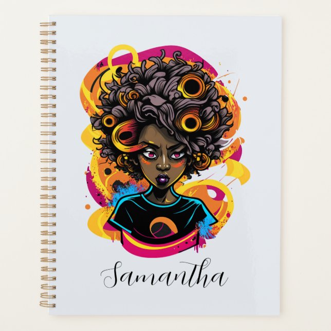 Agenda Artista Afro Mulher (Frente)