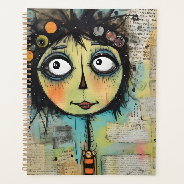 Agenda ArtLady 22 Encantadora e angustiado (Frente)