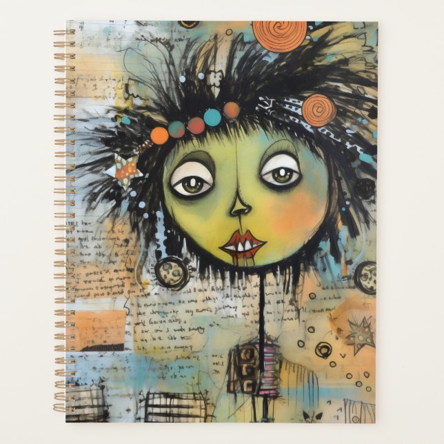 Agenda ArtLady 7 Encantadora e angustiado (Frente)