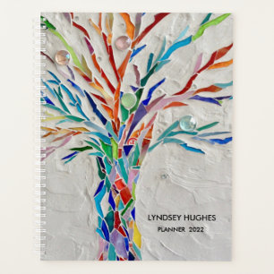 Agenda Árvore Colorida Personalizada