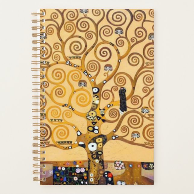 Agenda Árvore da Vida Gustav Klimt (Frente)