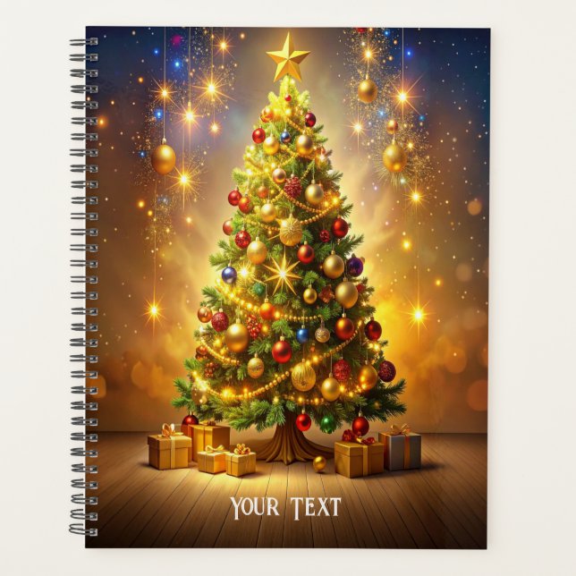 Agenda Árvore de Natal Decorada (Frente)