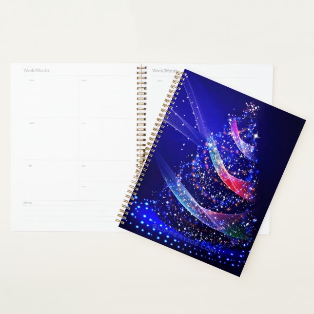 Agenda Árvore de Natal SlipperyJoe digital translúcida ve (Exibição)