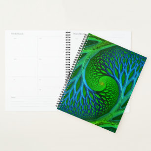 Agenda Árvore De Vida Espiral Fractal