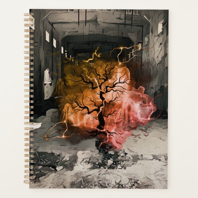 Agenda árvore fantasma (Frente)