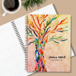 Agenda Árvore russa<br><div class="desc">Este Planeador exclusivo é decorado com uma árvore de mosaico colorida e tipografia de na moda. Personalize-o com seu nome e ano. Use a opção Ferramenta Design para alterar o tamanho, o estilo ou a cor do texto. Porque nós criamos a nossa trabalho de arte, você não encontrará esta imagem...</div>