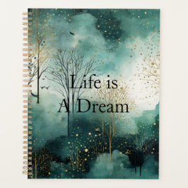 Agenda Árvores Douradas Verdes