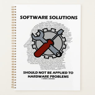 Agenda As soluções de software não devem ser aplicadas ao