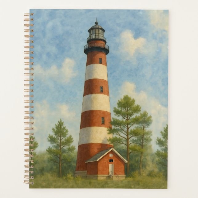 Agenda Assateague Lighthouse Watercolor (Frente)