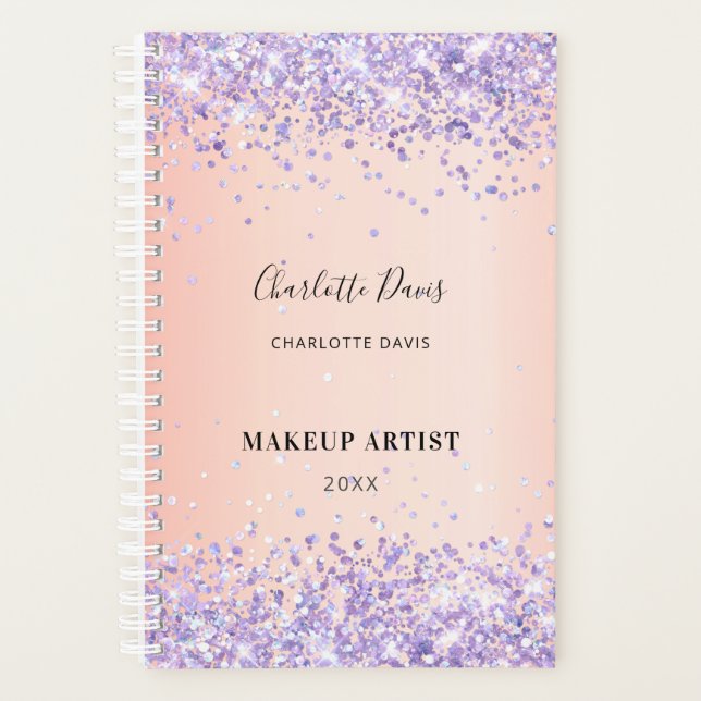 Agenda Assinatura da brilhante púrpura 2026 (Frente)