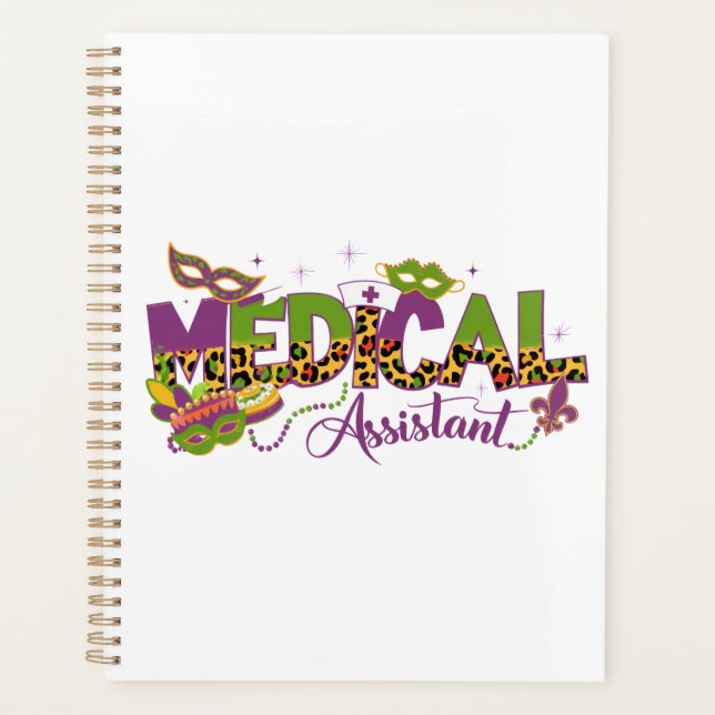Agenda Assistente Médico - Mardi Gras (Frente)