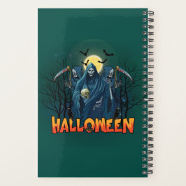 Agenda Assustador Esqueleto Noturno Halloween, Meu Humor 