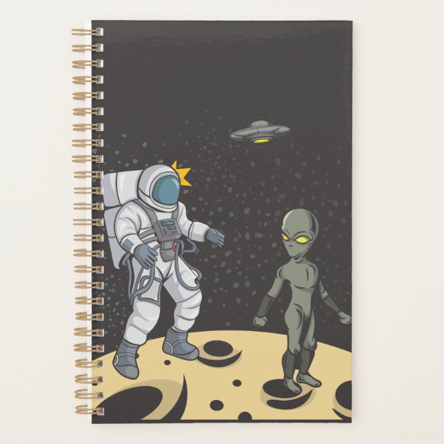 Agenda Astronauta e alienígena (Frente)
