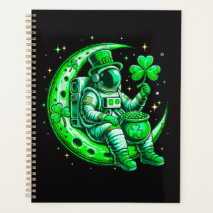 Agenda Astronauta no Espaço da Lua Dia de São Patrício