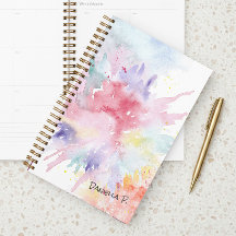 Ataque de Arte em Aquarela Assinatura Personalizad