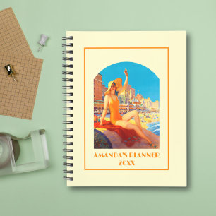 Agenda Atlantic City 1930s Pin-up Retro Vintage Não Atual