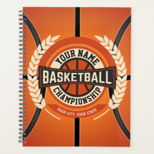 Agenda Atleta Personalizado do Jogador da Equipe de Basqu