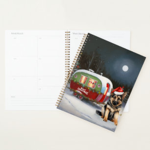 Agenda Aventura de Natal de Caravana de Pastor Alemão de 