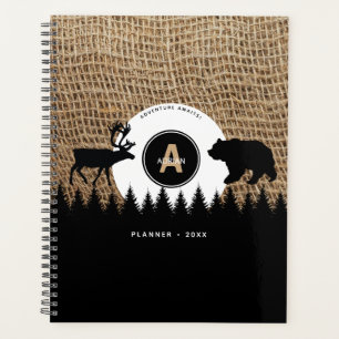 Agenda Aventura Rustic Lumberjack Camping
