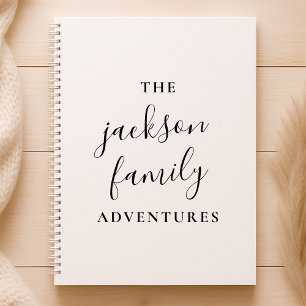 Agenda Aventuras Familiares   Original Moderno Minimalist