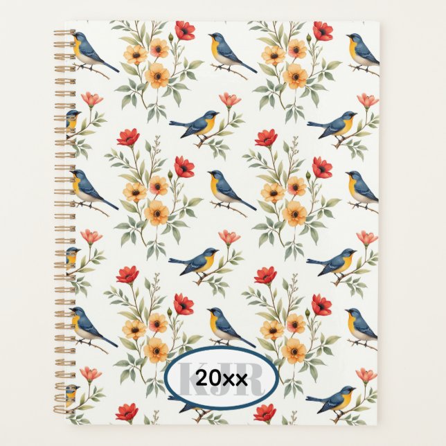 Agenda Aves e Flores (Frente)