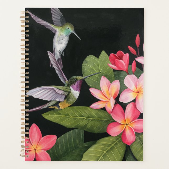 Agenda Aves Hummingaves Na Plumeria (Frente)
