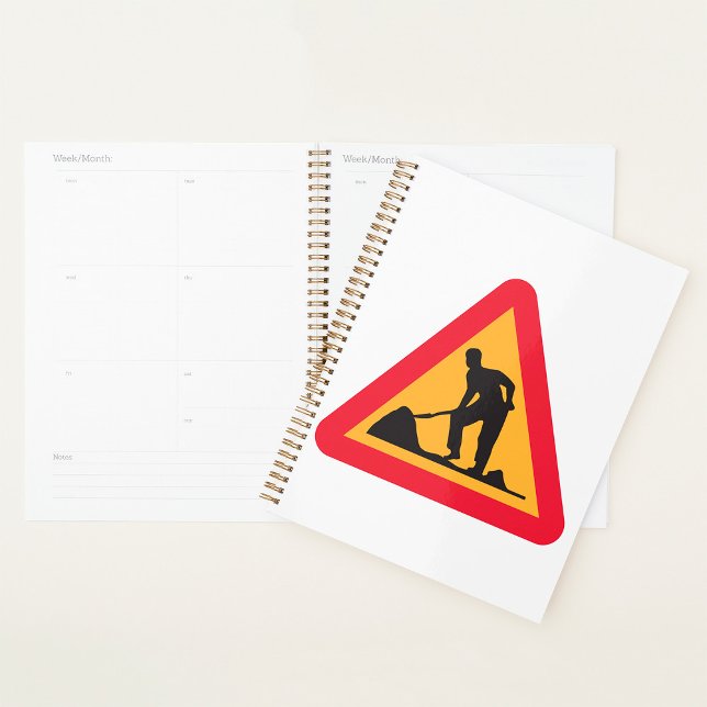 Agenda Aviso de Zona de Construção de Sinalização de Rodo (Criador carregado)