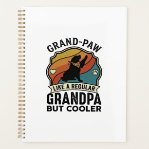 Agenda Avô Pata Avô Cachorro Retro Pôr do Sol Bandana_1