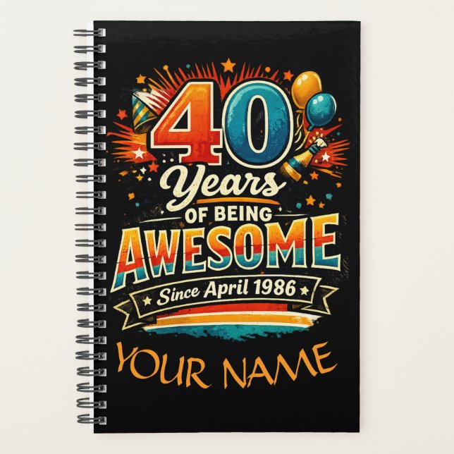 Agenda Awesome Since April 1986 (Frente)