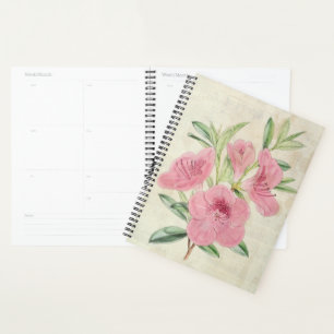 Agenda Azalea do Reino Botânico Vintage