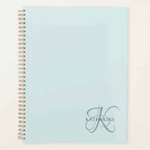 Agenda Azul-Azul-Azul-Escuro-Elegante Moderno