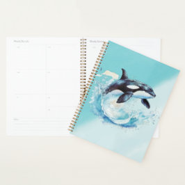 Agenda Azul e Branco Ocra Oceano Praia Náutica