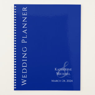 Agenda Azul Moderno e White-Wedding-Planner