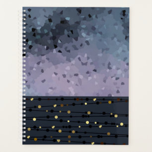 Agenda Azul-roxo, abstração