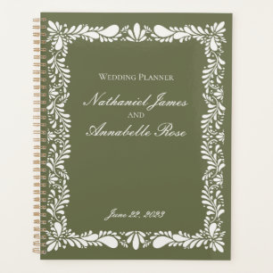 Agenda Azulejo Verde Talavera Espanhol Fiesta Floral Casa