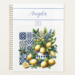 Agenda Azulejos azuis e limões italianos | seu nome