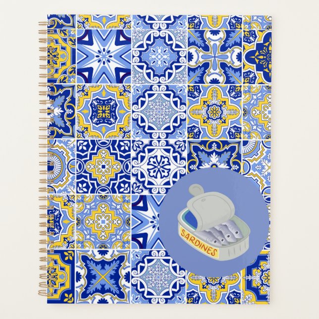 Agenda Azulejos Azuis e Sardinhas (Frente)