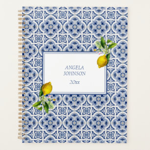 Agenda Azulejos Azuis Limão da Costa do Amalfi Itália