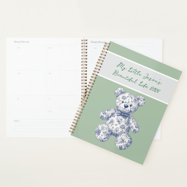 Agenda Baby’s First Year Planner | Baby Daily Schedule (Exibição)