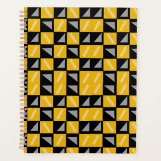 Agenda Back to School Chessboard Pattern – Rulers & Trian