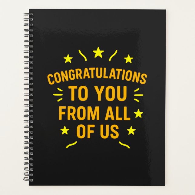 Agenda Back to School Congratulations – Quote  (Frente)