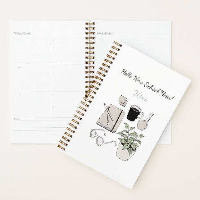 Agenda Back to School Teacher Notebook | Classroom Design (Exibição)