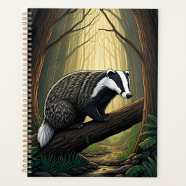 Agenda Badger in Enchanted Forest