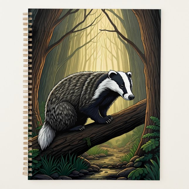 Agenda Badger in Enchanted Forest (Frente)