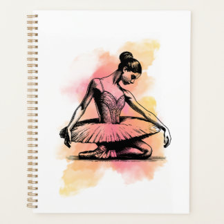 Agenda Bailarina Dançando em Cores
