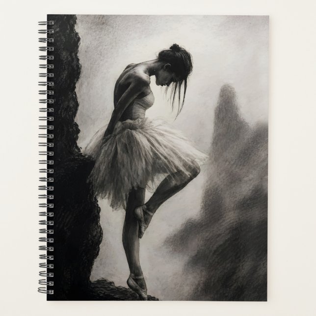 Agenda Bailarina na Borda do Penhasco Arte Dramática Mono (Frente)