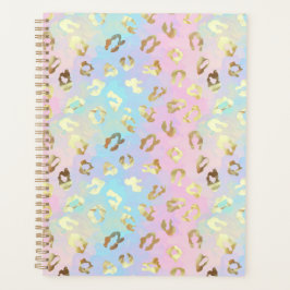 Agenda Bandana de Pele de Leopardo em Cores Pastel